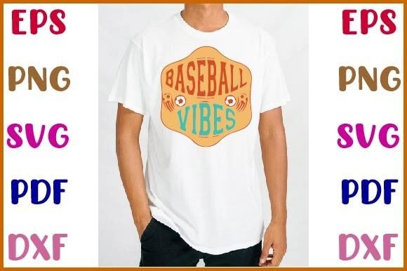 Baseball Vibes Svg