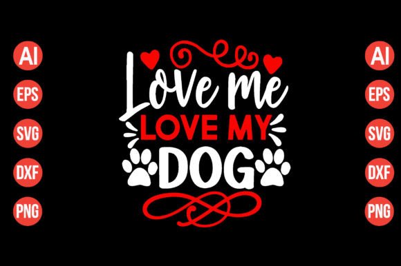 DOG SVG Typography Tshirt Design Graphic