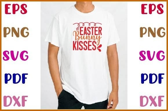 Easter Bunny Kisses Svg