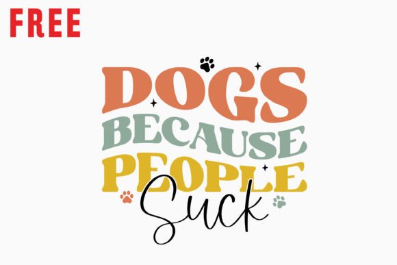 Free Retro Dog SVG Design