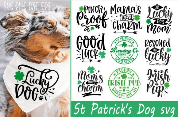St Patrick’s Dog Svg Bundle